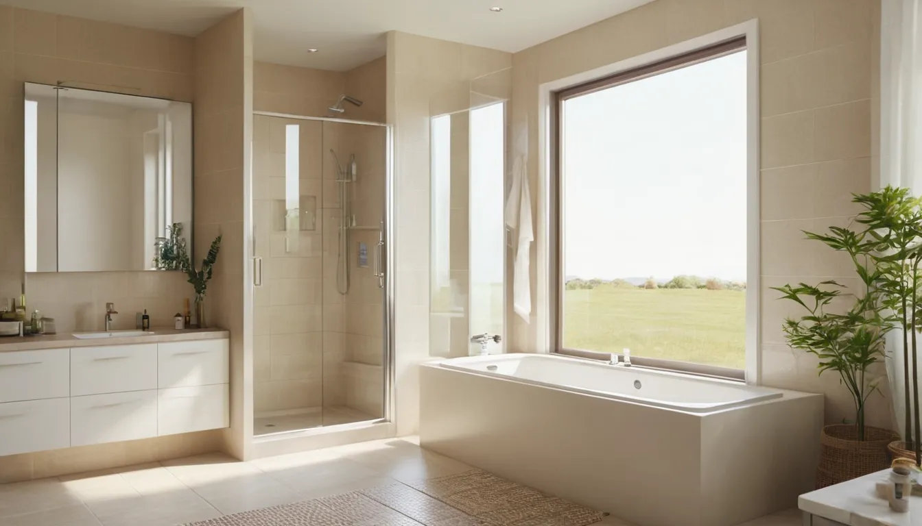 A bright, accessible bathroom with a walk-in tub in a home in Hampstead